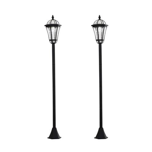 TRUUSK Tuinlantaarn Op Zonne-energie, Set Van 2, Tuinverlich, Tuin en Terras, Buitenverlichting, Nieuw, Verzenden