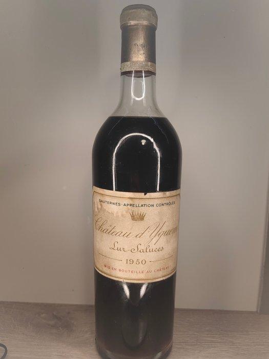 1950 Chateau dYquem - Sauternes 1er Cru Supérieur - 1 Fles, Verzamelen, Wijnen
