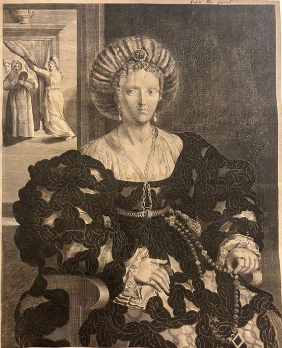 Lucas Vorsterman I (1595–1675) - Ritratto di Isabella, Antiek en Kunst, Antiek | Overige Antiek