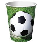 Voetbal Bekers 256ml 8st, Verzenden, Nieuw