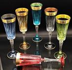 Artemisia - Champagne fluitje (6) - handgesneden - Kristal, Antiek en Kunst, Antiek | Meubels | Tafels