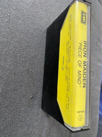 Iron Maiden - Piece of Mind - Rare cassette - Audiocassette beschikbaar voor biedingen
