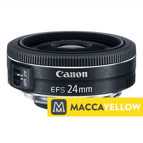 Canon EF-S 24mm f/2.8 STM met garantie, Audio, Tv en Foto, Fotografie | Lenzen en Objectieven, Standaardlens, Zo goed als nieuw