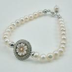 Zilver - Armband - Parels en gegraveerde camee
