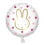 Folieballon Nijntje Roze (45cm), Kinderen en Baby's, Kraamcadeaus en Geboorteborden, Nieuw, Ophalen of Verzenden
