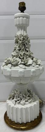 Manises - Tafellamp - Hout, Metaal, Keramiek