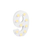 9 Licht Cijfer 16,5cm, Hobby en Vrije tijd, Verzenden, Nieuw