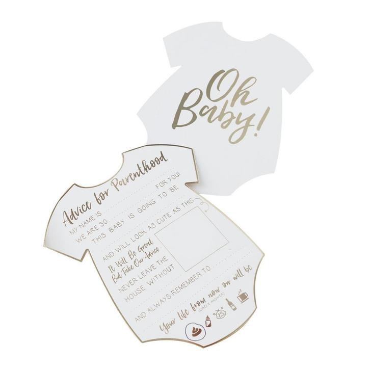 Advies Kaarten Oh Baby 10st, Hobby en Vrije tijd, Feestartikelen, Nieuw, Verzenden