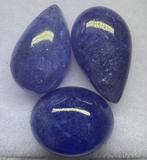Pakket van 3 Tanzanite cabochons - 12,12ct Cabochons- 2.42 g