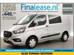 Ford Transit Custom 300 2.0 TDCI L1H1 MARGE Dubbel cabine, Nieuw, Ford, Zilver of Grijs, Lease