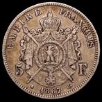 Frankrijk. Napoléon III. 5 Francs 1867-A, Paris (Zonder
