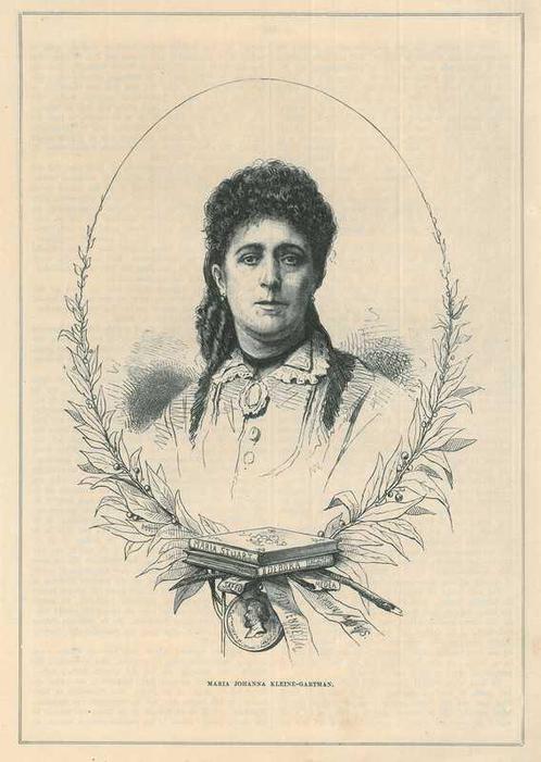 Portrait of Maria Johanna Kleine-Gartman, Antiek en Kunst, Kunst | Etsen en Gravures