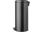 Brabantia NewIcon Prullenbak - 30 liter - Confident Grey, Verzenden, Zo goed als nieuw