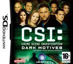CSI - Crime Scene Investigation - Dark Motives [Nintendo DS], Ophalen of Verzenden, Zo goed als nieuw