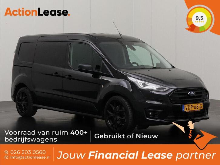 Ford Transit Connect L2 H1 2019 €207 per maand, Auto's, Bestelauto's, Te koop, Zwart, Automaat, Financial lease, BTW verrekenbaar