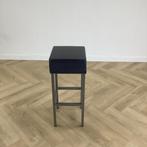 Eromes barkruk zithoogte 80 cm,  grijs, Huis en Inrichting, Barkrukken, Ophalen of Verzenden, Gebruikt, Leer