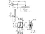 GROHE Precision Cube - Inbouw douchesysteem - Hoofddouche, Verzenden, Zo goed als nieuw