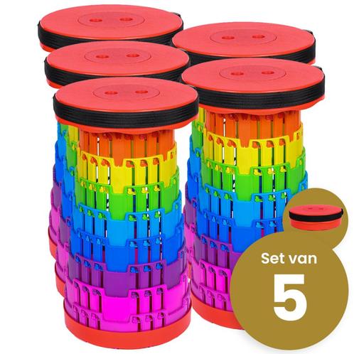 Set Van 5 Stuks ! Alora Opvouwbare Kruk Extra Strong -, Huis en Inrichting, Keuken | Keukenbenodigdheden, Nieuw