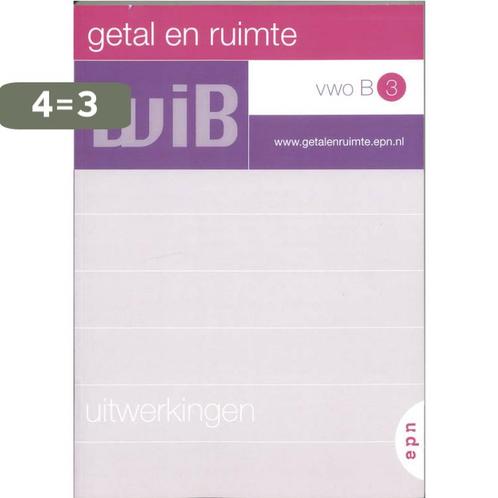 Getal en ruimte / Vwo B 3 / deel Uitwerkingen 9789011083752, Boeken, Schoolboeken, Gelezen, Verzenden