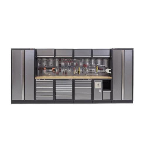 Complete Werkplaatsinrichting, werkbank houten blad,, Doe-het-zelf en Verbouw, Werkbanken, Ophalen of Verzenden