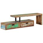 vidaXL Tv-meubel massief gerecycled hout, Verzenden, Nieuw, Minder dan 100 cm, 25 tot 50 cm