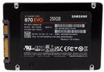 250GB SATA 2.5 SSD 6G Samsung 870 EVO MZ-77E250 P/N:, Computers en Software, Harde schijven, Intern, Server, Refurbished, Ophalen of Verzenden