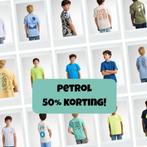 Petrol jongensshirts 50% korting outlet - super goedkoop!, Petrol, Verzenden, Nieuw, Shirt of Longsleeve