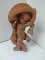 Snijwerk, Engel mit Hut - Kardinalsengel - Putto Putte -