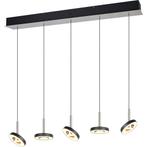 LED Hanglamp - Trio Select Guano - 5 Lichtpunten van 8 Watt, Ophalen of Verzenden, Nieuw, Metaal