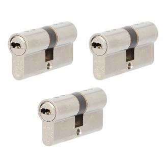 Deurbeslag | Cilinder | Nemef NF4 | 30/30 mm | 3 stuks, Doe-het-zelf en Verbouw, Hang- en Sluitwerk, Nieuw, Verzenden