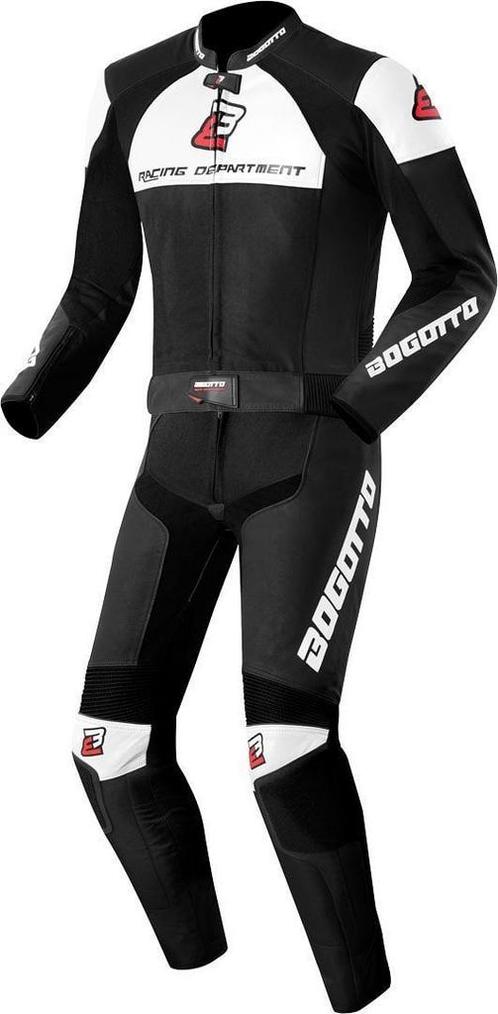 Bogotto Losail Zwart Wit 2-Delig Motorpak, Motoren, Kleding | Motorkleding, Heren, Nieuw met kaartje, Combipak, Verzenden
