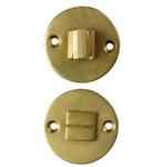 Toiletgarnituur Jolie rond 52 mm antiek goud, Doe-het-zelf en Verbouw, Hang- en Sluitwerk, Verzenden, Nieuw