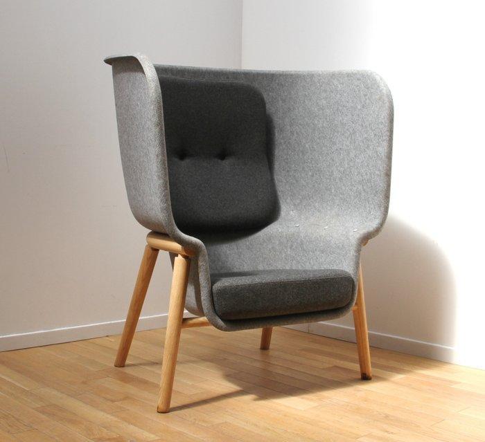 De Vorm - Benjamin Hubert Studio - Fauteuil - Pod PET felt, Antiek en Kunst, Kunst | Designobjecten