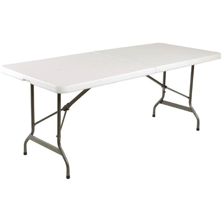 Inklapbare tafel - rechthoekig - met handgreep - wit 183cm, Zakelijke goederen, Horeca | Keukenapparatuur, Nieuw in verpakking
