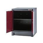 Heavy Duty werkbank met hardhouten werkblad, grijs pootstel, Doe-het-zelf en Verbouw, Werkbanken, Ophalen of Verzenden, Nieuw
