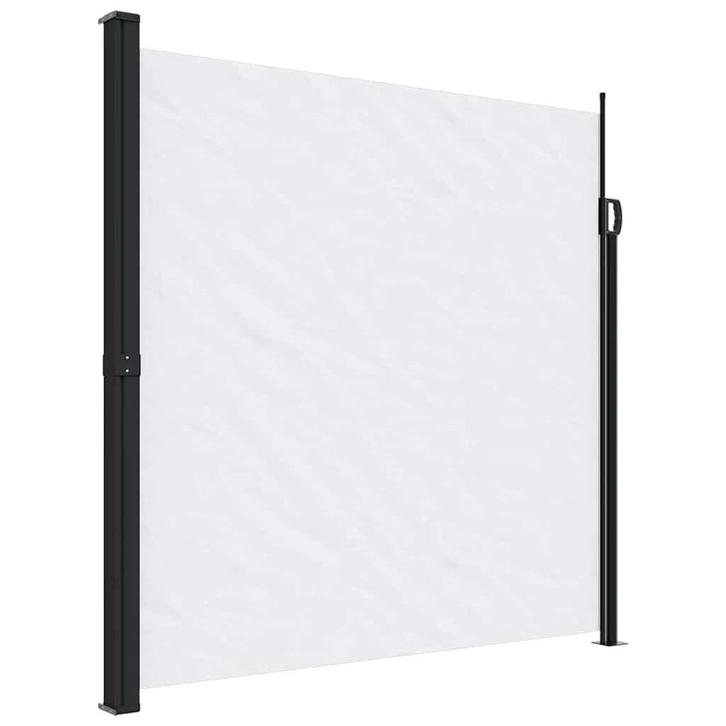 Uittrekbaar Windscherm 200x600cm Wit | Gebruikt 40%, Caravans en Kamperen, Windschermen, Uittrekbaar, Nieuw, Ophalen of Verzenden
