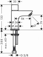 Hansgrohe Fonteinkraan van €97.00 voor €50.05, Doe-het-zelf en Verbouw, Sanitair, Ophalen of Verzenden, Nieuw, Kraan