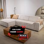 Black Friday!!  Hoekbank Modena Beige van €1699 voor €1099, Huis en Inrichting, Hoekbank, Ophalen of Verzenden, Vierpersoons of meer
