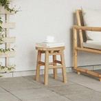 vidaXL Kruk Bruin 30 x 30 x 36 cm Bamboe, Huis en Inrichting, Stoelen, Verzenden, Nieuw, Bruin
