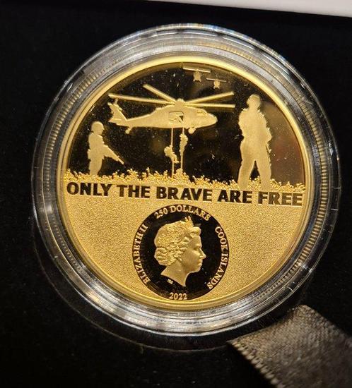 Cookeilanden. 250 Dollars 2022 Real Heroes - Special Forces,, Postzegels en Munten, Munten | Europa | Niet-Euromunten