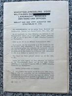 Wachtgeldregeling voor militairen der Koninklijke Landmacht, Boeken, Gelezen, Verzenden, Landmacht, Voor 1940