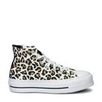 Converse Chuck Taylor All Star Lift Leopard hoge sneakers, Nieuw, Converse, Wit, Sneakers of Gympen