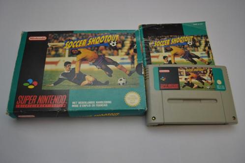 Soccer Shootout (SNES FAH CIB), Spelcomputers en Games, Games | Nintendo Super NES, Zo goed als nieuw, Verzenden
