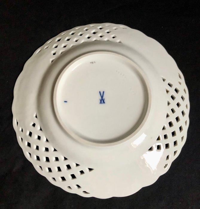 Meissen - Serveerschaal - Weinlaub voll grün - Porselein -, Antiek en Kunst, Antiek | Meubels | Tafels
