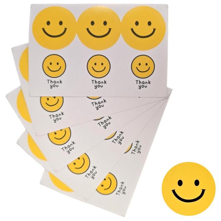 Fako Bijoux - Thank You Stickers Op Vel - 40mm - Thank You, Diversen, Cadeauverpakkingen, Verzenden
