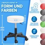 Tresko Draaikruk met wieltjes, beige, kussen van 10 cm, 360, Verzenden, Nieuw