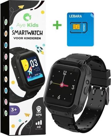 AyeKids SmartWatch Kinderen - GPS - 4G Netwerk - Incl beschikbaar voor biedingen