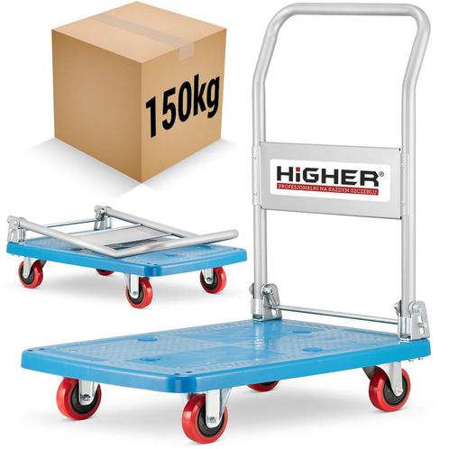 Premium transportwagen met 360° draaibare wielen - duurza.., Doe-het-zelf en Verbouw, Transportwagens, 100 liter of meer, Nieuw