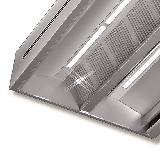 Inductie eilandmodel afzuigkap 2700x2400x500 mm, Doe-het-zelf en Verbouw, Ventilatie en Afzuiging, Nieuw, Verzenden