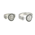 Zonder Minimumprijs - Tuum - Ring Zilver - Spinellen en, Nieuw